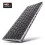 Axagon HMC-KB-NRD, Hub USB 5 Gb/s z klawiaturą, HDMI 4K/60Hz, 3x USB-A, SD/microSD, audio, PD100, układ nordycki