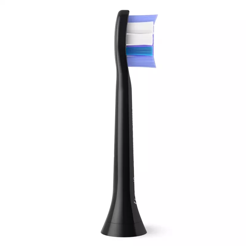 Philips Sensitive HX6052/88 2-szt. końcówki szczoteczki, 2 szt., Czarny, 3 miesiące, Bardzo miękka, Philips, Philips Sonicare