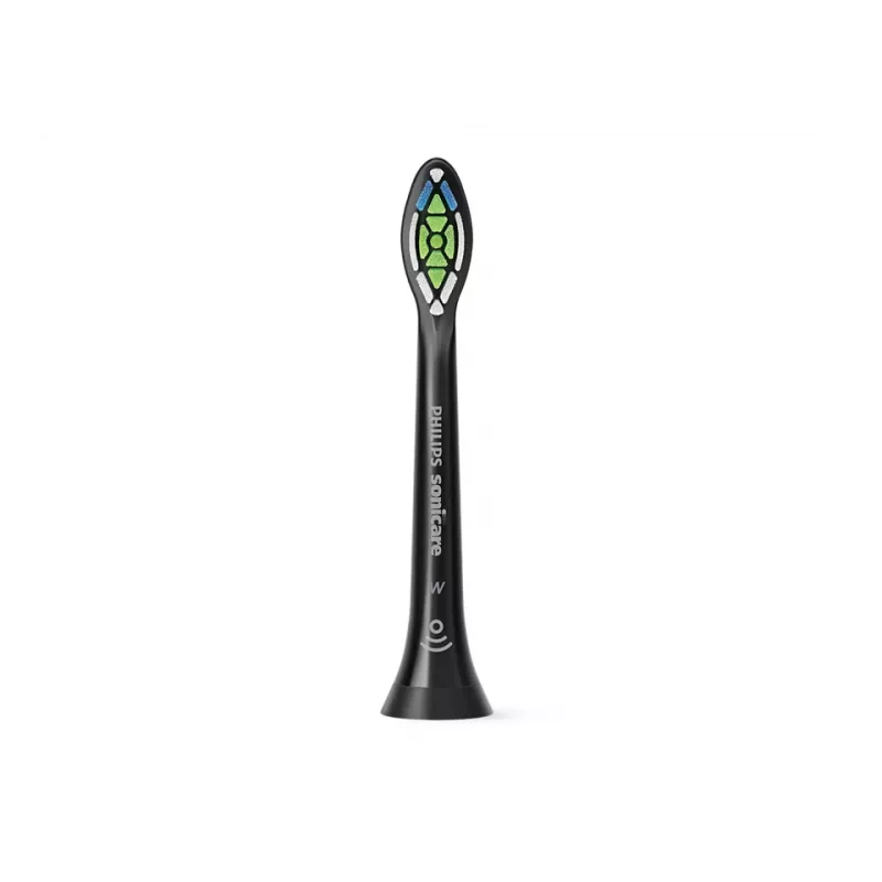 Philips Sonicare Optimal biały HX6062/88 2-pak końcówek szczoteczki, 2 szt., Czarny, 3 miesiące, Średni, 62000 ruchów na minutę, Philips