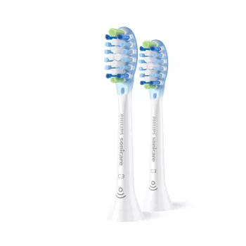 Philips Premium Plaque Defence HX9042/87 2-pack końcówki szczoteczki, 2 szt., Biały, 3 miesiące, Średnia, Philips