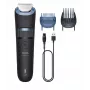 Trymer do brody Philips BT3665/15 z w pełni metalowymi ostrzami, 0,5–20 mm, 40 stopni, bezprzewodowy, czarny