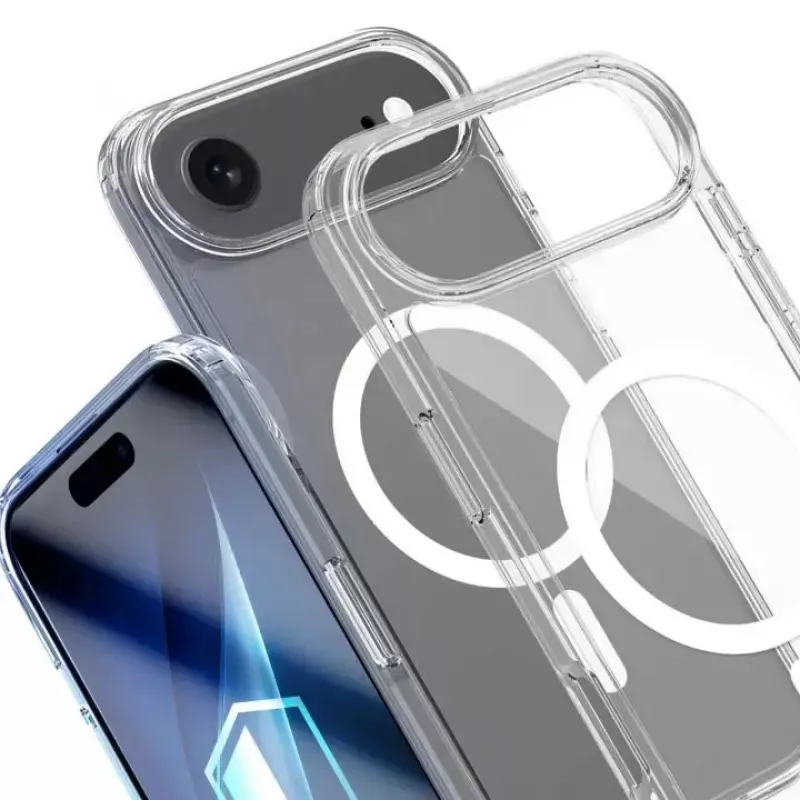 Pokrowiec 3MK do Apple iPhone 17 Air — przezroczyste etui TPU/PU, pasuje do ekranu 6,5 cala (16,5 cm)