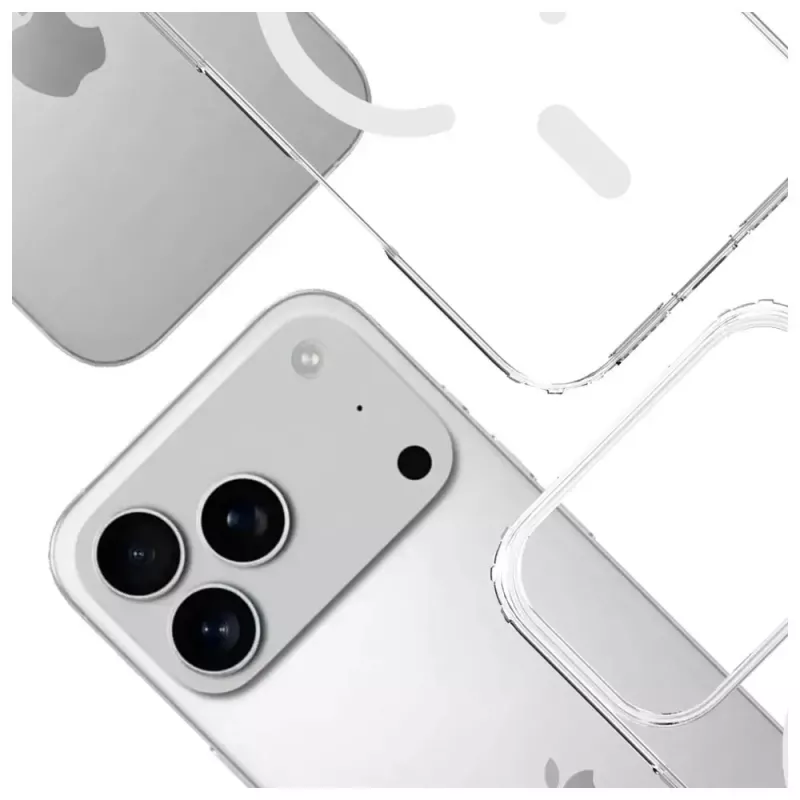 Etui ochronne 3MK Armor MagCase do Apple iPhone 17 Pro, mocowanie magnetyczne, wykończenie przezroczyste/dymne