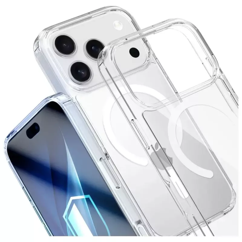 Etui ochronne 3MK Armor MagCase do Apple iPhone 17 Pro, mocowanie magnetyczne, wykończenie przezroczyste/dymne