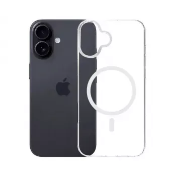 Pokrowiec na telefon 3MK do Apple iPhone 17, przezroczyste etui TPU/PU, na ekran 6,3 cala (16 cm)