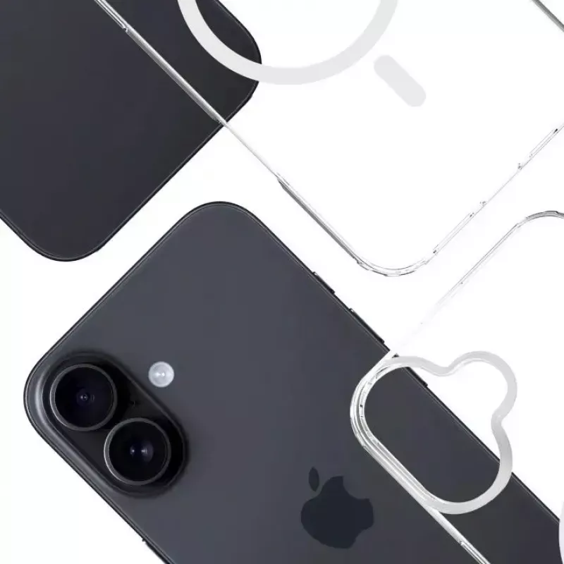 Pokrowiec na telefon 3MK do Apple iPhone 17, przezroczyste etui TPU/PU, na ekran 6,3 cala (16 cm)