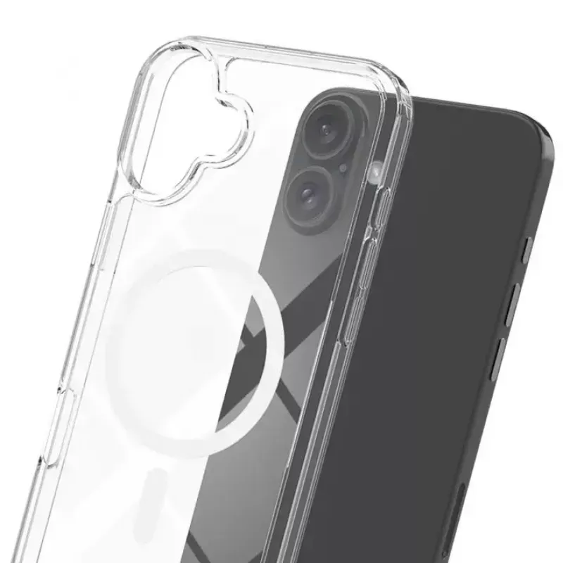 Pokrowiec na telefon 3MK do Apple iPhone 17, przezroczyste etui TPU/PU, na ekran 6,3 cala (16 cm)