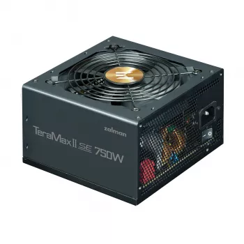 Zasilacz ZALMAN TeramaxII SE 750 W ATX 18+10 pin, 80 PLUS Gold, wentylator 120 mm, czarny