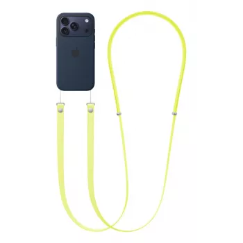 Pasek Apple Crossbody Strap Neon żółty 2,08 m rPET stal nierdzewna