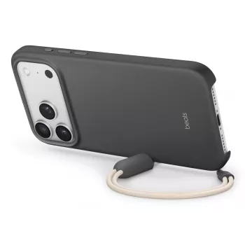 APPLE Beats iPhone 17 Pro Max - Etui z podstawką, MagSafe i obsługą aparatu - Granite szary