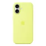 Cover Apple iPhone 17 silikonowe etui z MagSafe – żółty neonowy