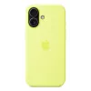 Cover Apple iPhone 17 silikonowe etui z MagSafe – żółty neonowy