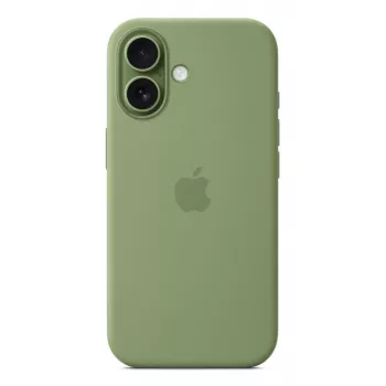 Etui silikonowe Apple iPhone 17 MagSafe w kolorze Light Moss, zielone