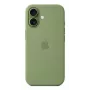 Etui silikonowe Apple iPhone 17 MagSafe w kolorze Light Moss, zielone