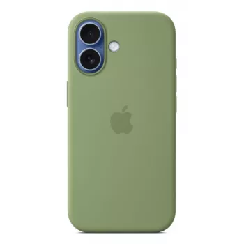 Etui silikonowe Apple iPhone 17 MagSafe w kolorze Light Moss, zielone