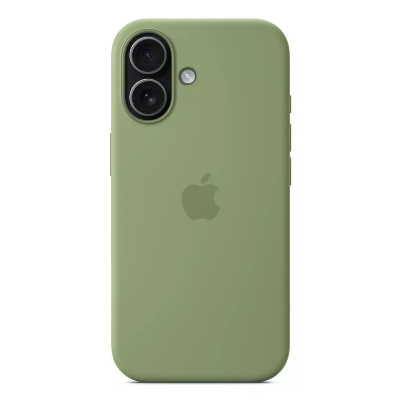 Etui silikonowe Apple iPhone 17 MagSafe w kolorze Light Moss, zielone