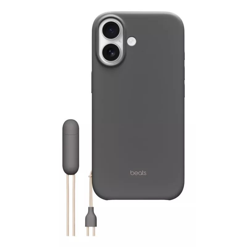 APPLE Beats iPhone 17 - Etui z podstawką, MagSafe i obsługą Camera Control - Granite Gray