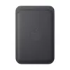 Uchwyt na karty Apple iPhone FineWoven Wallet z MagSafe Czarny Microtwill