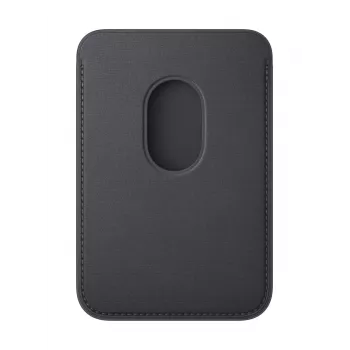 Uchwyt na karty Apple iPhone FineWoven Wallet z MagSafe Czarny Microtwill