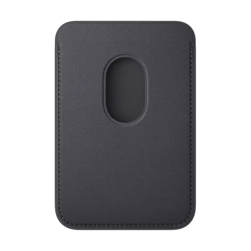 Uchwyt na karty Apple iPhone FineWoven Wallet z MagSafe Czarny Microtwill