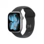Apple Watch Series 11 GPS + Cellular 42mm Koperta Aluminiowa Kosmiczna Szarość z Czarnym Paskiem Sport - S/M