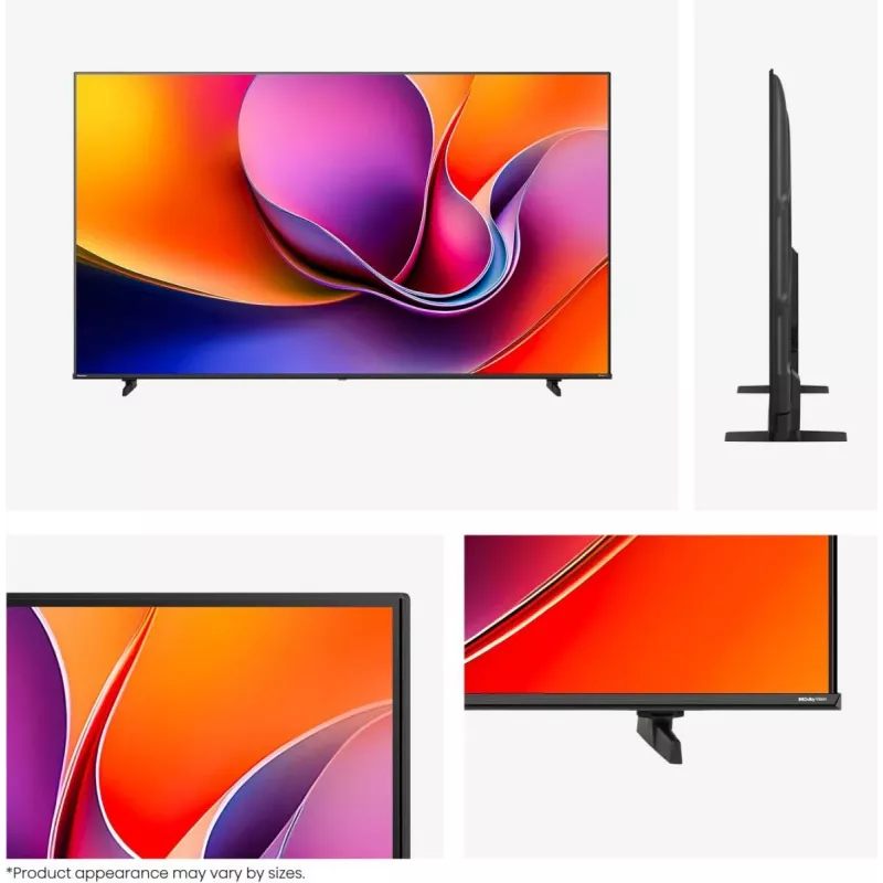 Hisense 50A6Q Telewizor 127 cm (50 cali) 4K Ultra HD Smart TV Wi-Fi Czarny 200 cd/m²