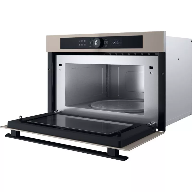 Whirlpool WMD44ME Beżowa kuchenka mikrofalowa z grillem do zabudowy 31 L 1000 W