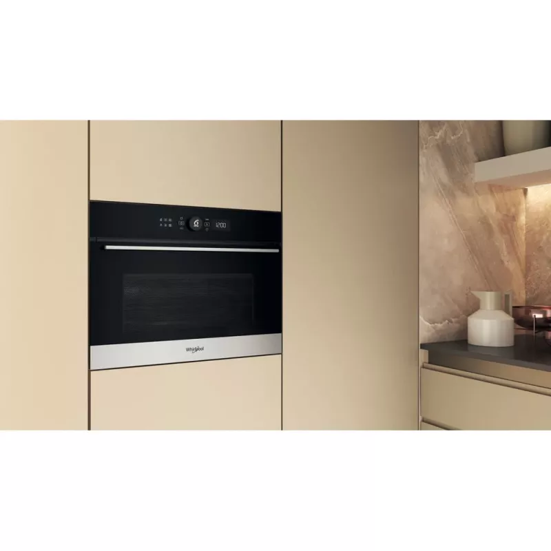 Whirlpool WMW57DHMX Czarny, Stal nierdzewna Kuchenka mikrofalowa kombinowana Do zabudowy 40 L 900 W