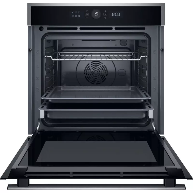 Whirlpool WOI4S8CM1SXA 73 L Czarny, Stal nierdzewna