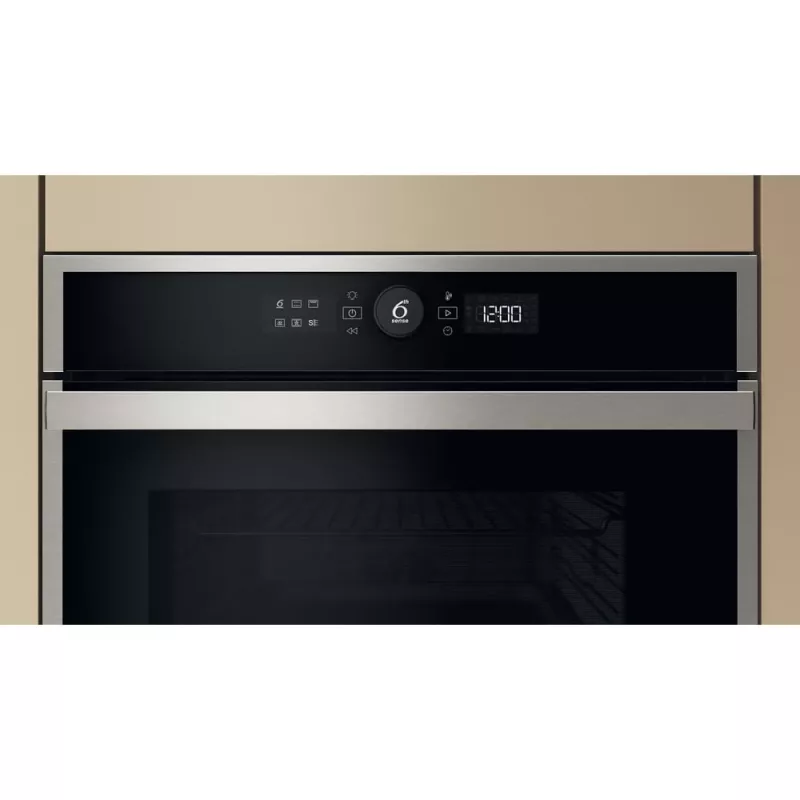 Whirlpool WOI4S8CM1SXA 73 L Czarny, Stal nierdzewna