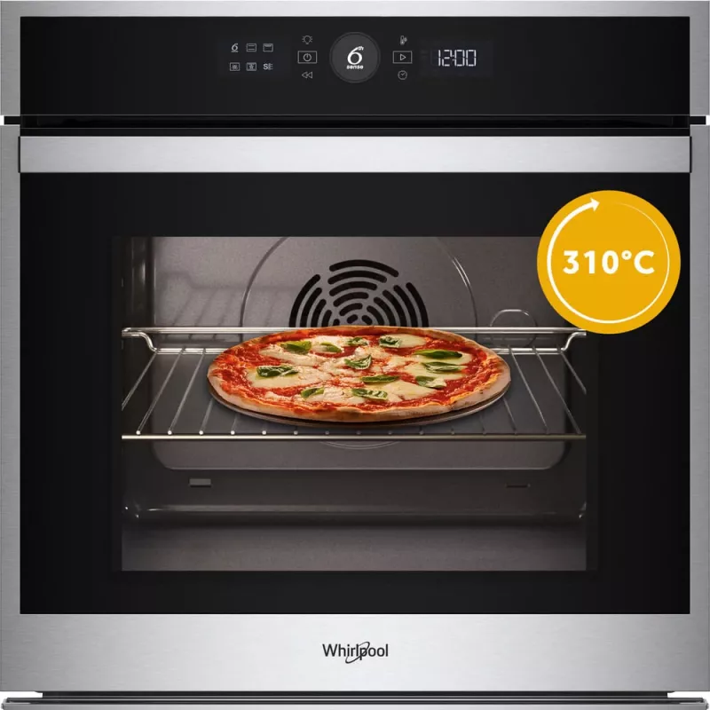 Whirlpool WOI4S8CM1SXA 73 L Czarny, Stal nierdzewna