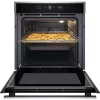 Whirlpool WOI4S8CM1SXA 73 L Czarny, Stal nierdzewna