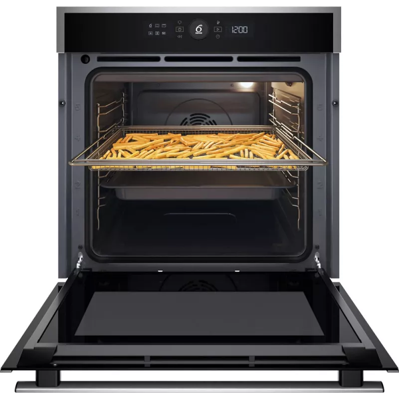 Whirlpool WOI4S8CM1SXA 73 L Czarny, Stal nierdzewna