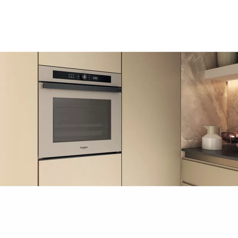 Piekarnik do zabudowy WHIRLPOOL WOI4S8HM2SEA 6th Sense Hid Steam+ Urban Beige