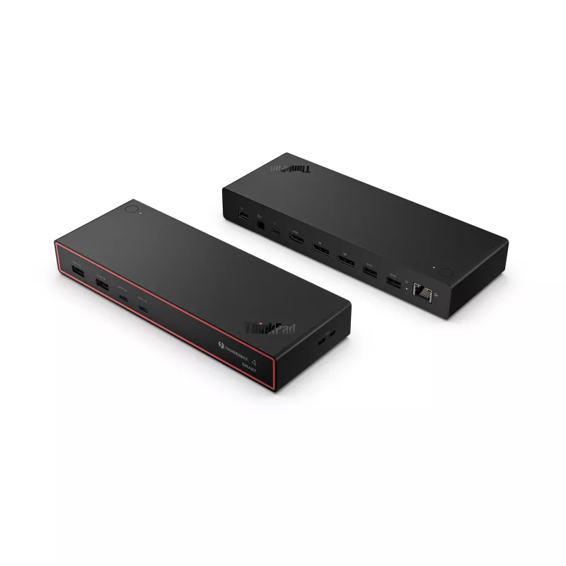 Lenovo ThinkPad Thunderbolt 4 Smart Dock Gen2 7500 Przewodowa Czarna 100W Power Delivery 2500Mbit/s