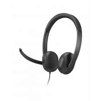 Lenovo VoIP Headset 5000 Przewodowy Head-band Do biura/Call center USB Type-C Czarny