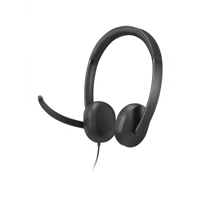 Lenovo VoIP Headset 5000 Przewodowy Head-band Do biura/Call center USB Type-C Czarny