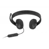 Lenovo VoIP Headset 5000 Przewodowy Head-band Do biura/Call center USB Type-C Czarny