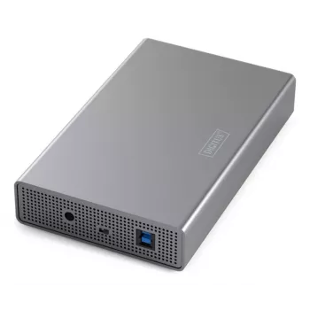 Obudowa HDD Digitus DA-71106-1 USB 3.0 3,5 cala SATA 16 TB Aluminium