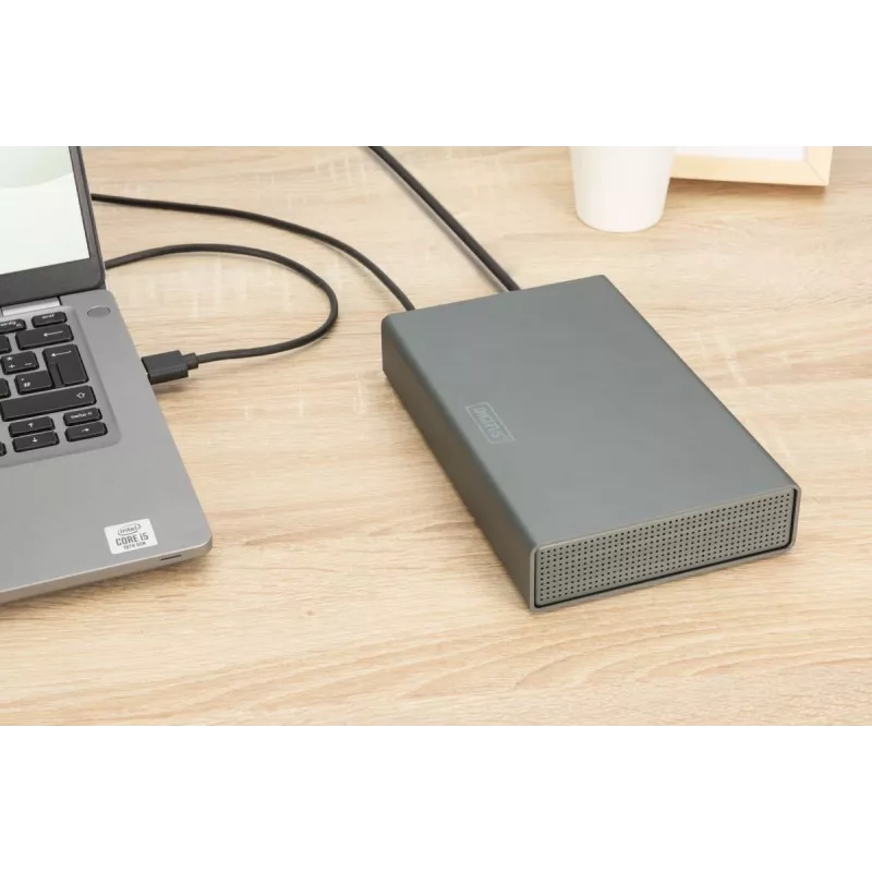 Obudowa HDD Digitus DA-71106-1 USB 3.0 3,5 cala SATA 16 TB Aluminium