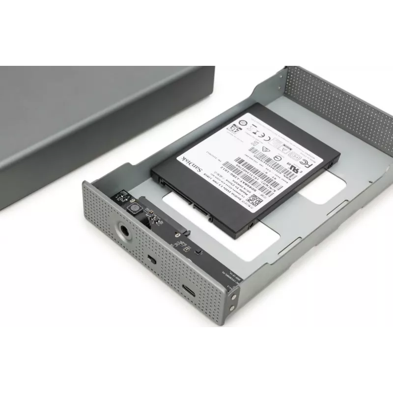Obudowa HDD Digitus DA-71106-1 USB 3.0 3,5 cala SATA 16 TB Aluminium