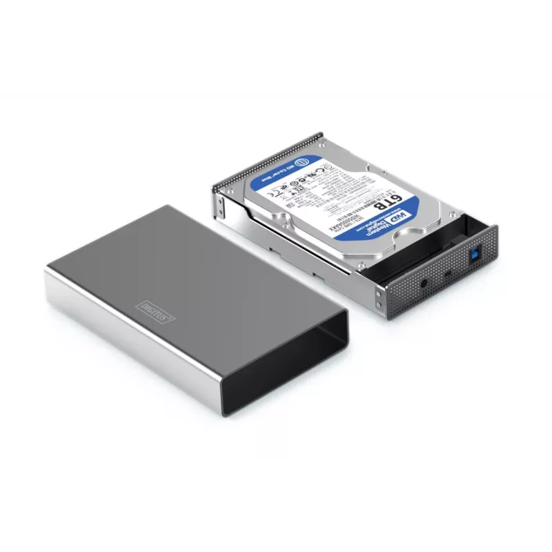 Obudowa HDD Digitus DA-71106-1 USB 3.0 3,5 cala SATA 16 TB Aluminium