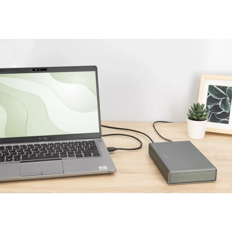 Obudowa HDD Digitus DA-71106-1 USB 3.0 3,5 cala SATA 16 TB Aluminium
