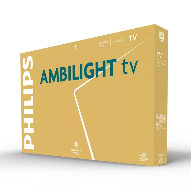 Philips 55MLED920 139.7 cm (55 cali) telewizor Smart TV 4K Ultra HD Wi-Fi czarny