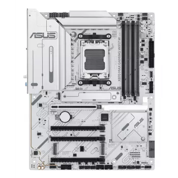 Płyta główna ASUS X870 MAX GAMING WIFI7 W ATX — AMD X870, Socket AM5, DDR5, 4 DIMM, Wi‑Fi 7, 2.5Gb LAN