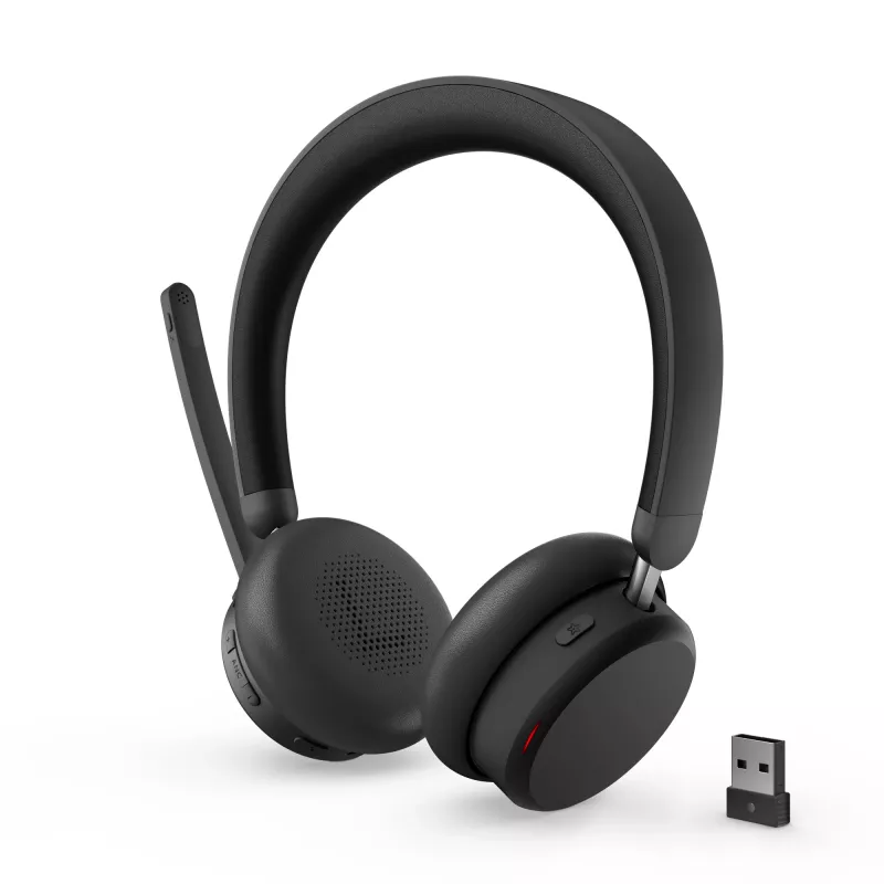 Lenovo ANC Headset 6550 Bezprzewodowy Head-band Biuro/Call center USB Type-C Bluetooth Czarny