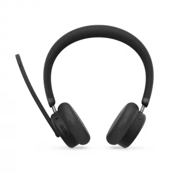 Lenovo 6550 Headset Wireless Head-band Office/Call center USB Type-C Bluetooth Czarny