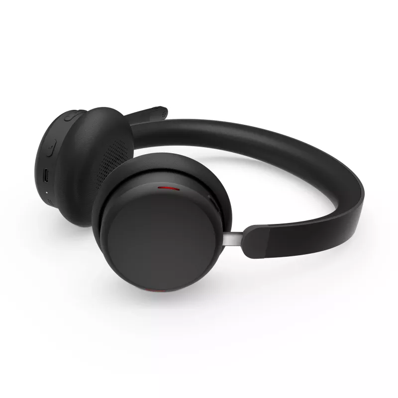 Lenovo 6550 Headset Wireless Head-band Office/Call center USB Type-C Bluetooth Czarny