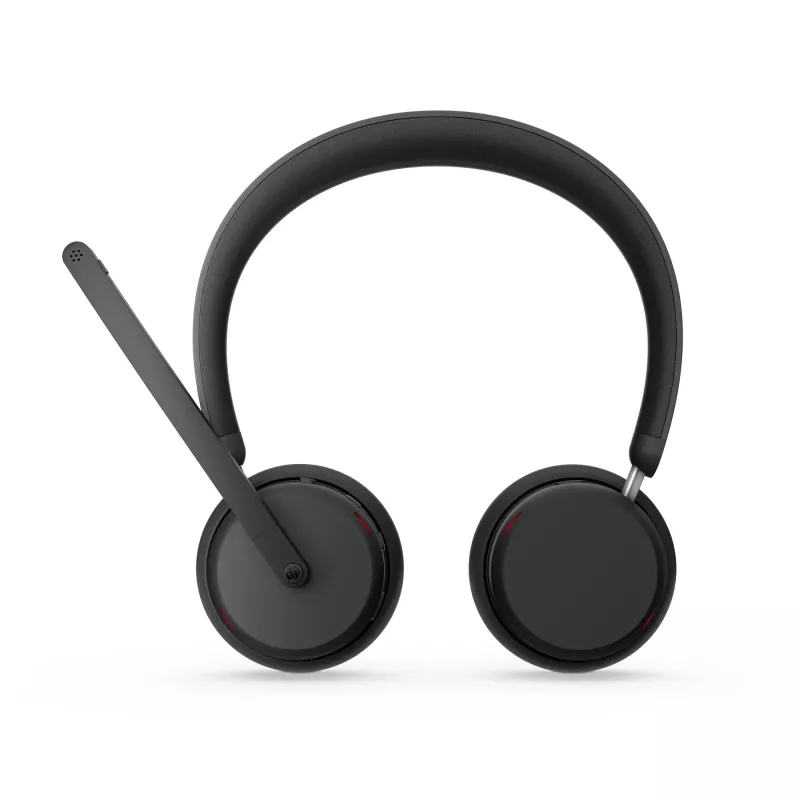Lenovo 6550 Headset Wireless Head-band Office/Call center USB Type-C Bluetooth Czarny