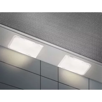 Półzabudowany okap kuchenny Electrolux LFP326S, 598 mm, aluminiowy filtr przeciwtłuszczowy, 410 m³/h